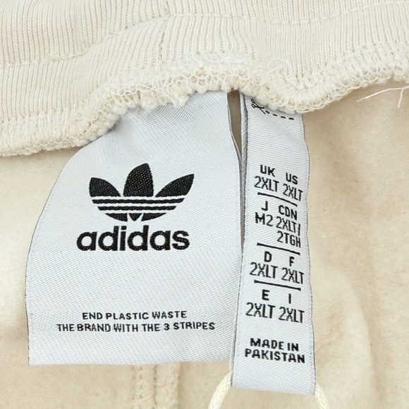 Adidas Essentials Sweatpants Cream Beige Mens Size 2XLT Joggers Lounge Pants NWT - Picture 11 of 16